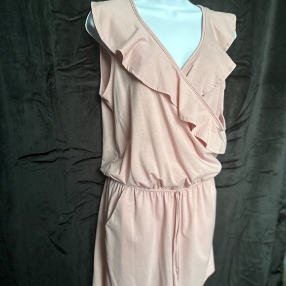 T Crew, Carmine rose/ pink romper, size M - Picture 3 of 6